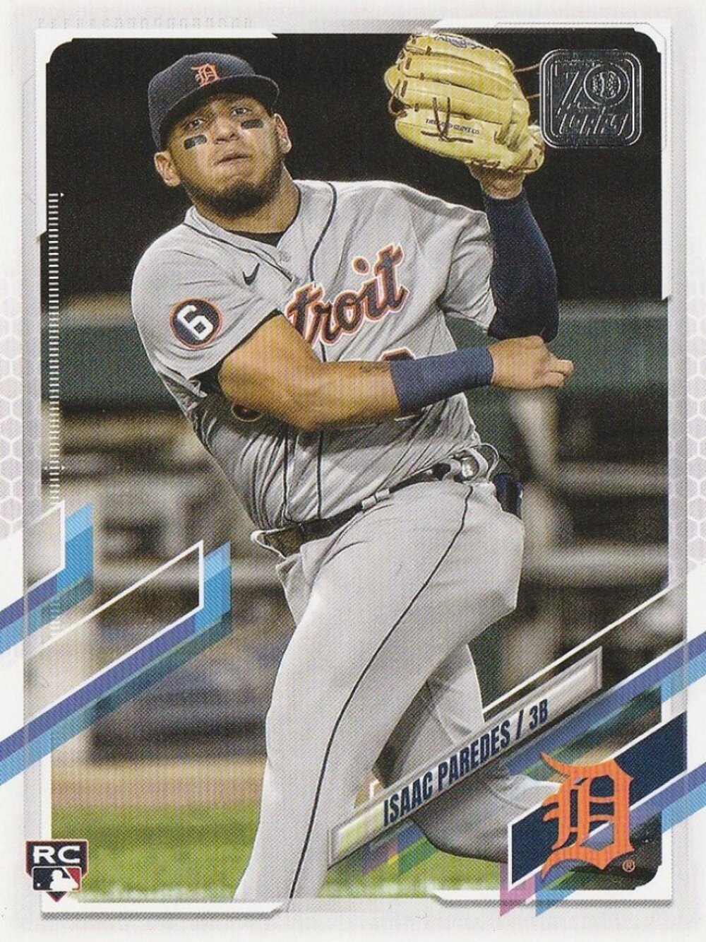 Isaac Paredes - 2021 Topps 70th Anniversary Series 1 Rookie Baseball Card